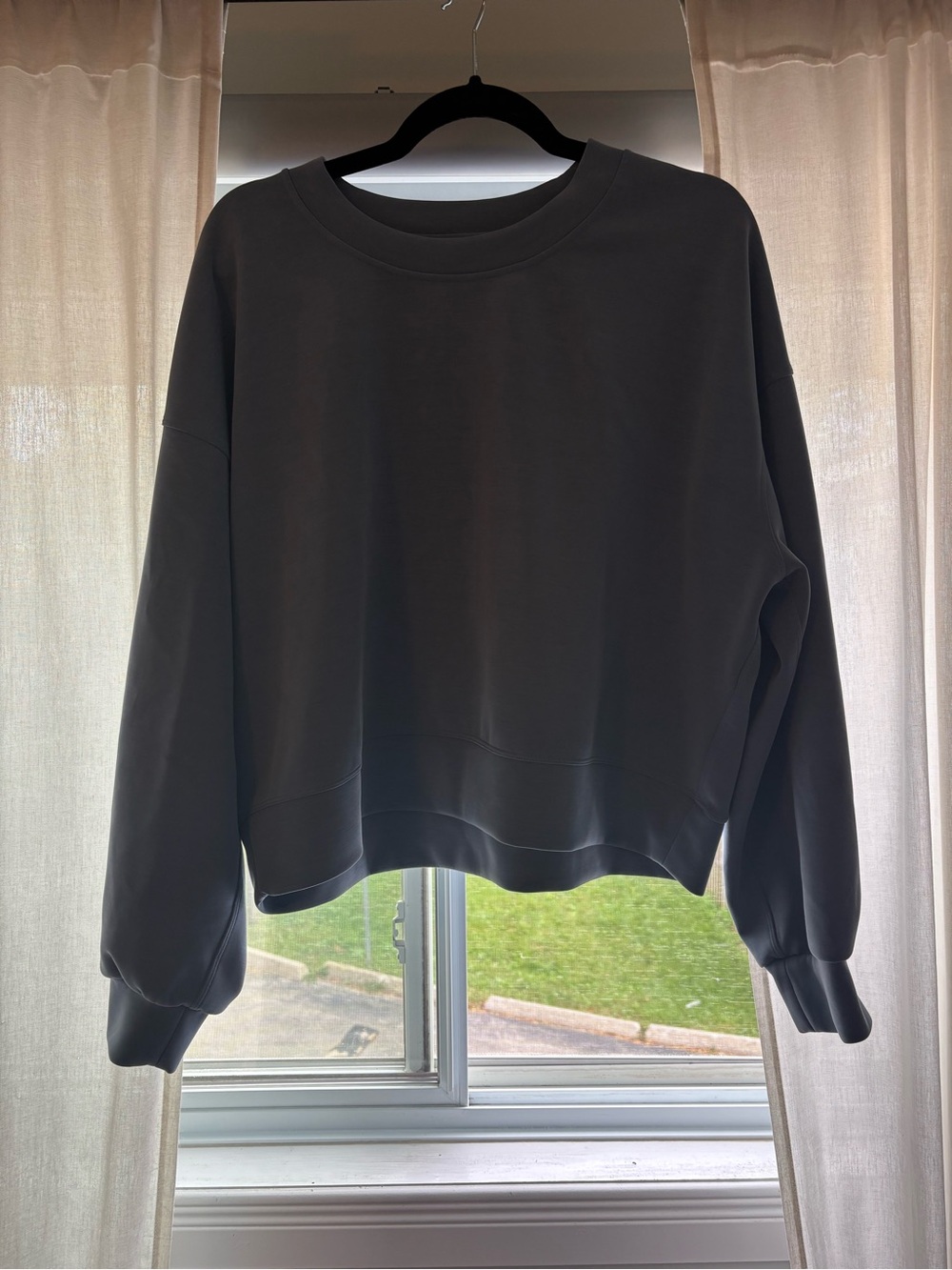 Light Blue Lululemon Softstreme Sweater Crew Neck 10